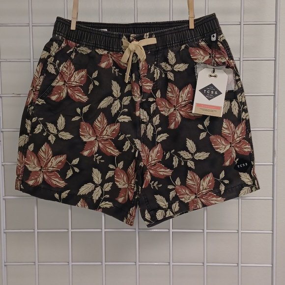 Critical Slide Society Men's Beach Shorts- Bunker 16" Trunk - Phantom - Picture 1 of 4